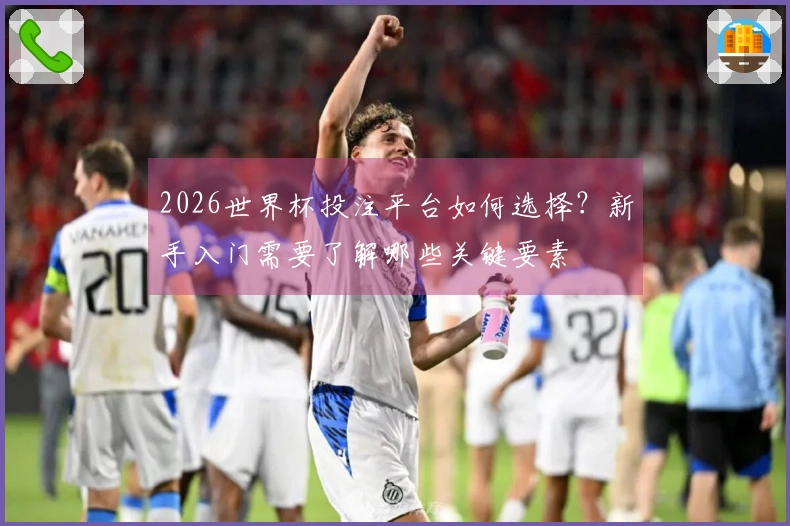 2026世界杯投注平台如何选择？新手入门需要了解哪些关键要素