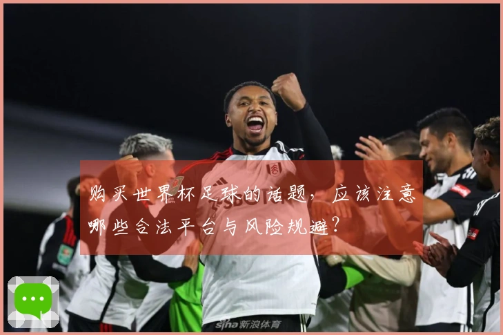 购买世界杯足球的话题，应该注意哪些合法平台与风险规避？
